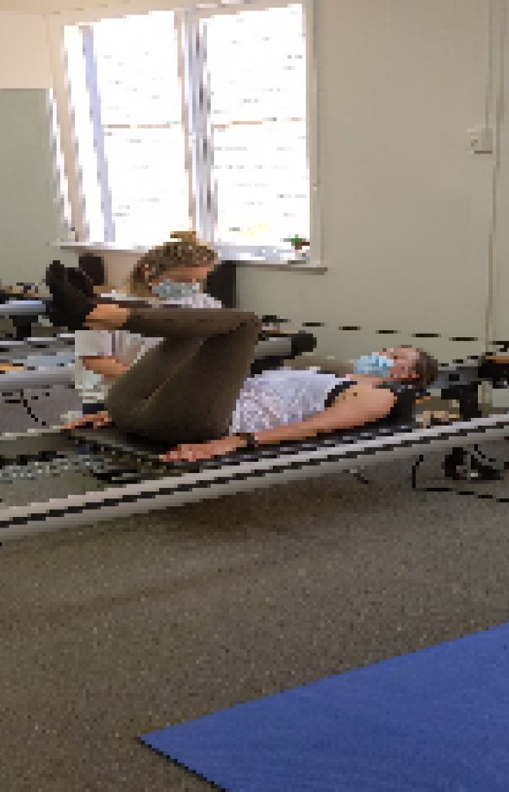 Great in house training session today looking at different assessment and treatment options using Pilates based exercise.